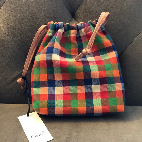 clare v drawstring pouch